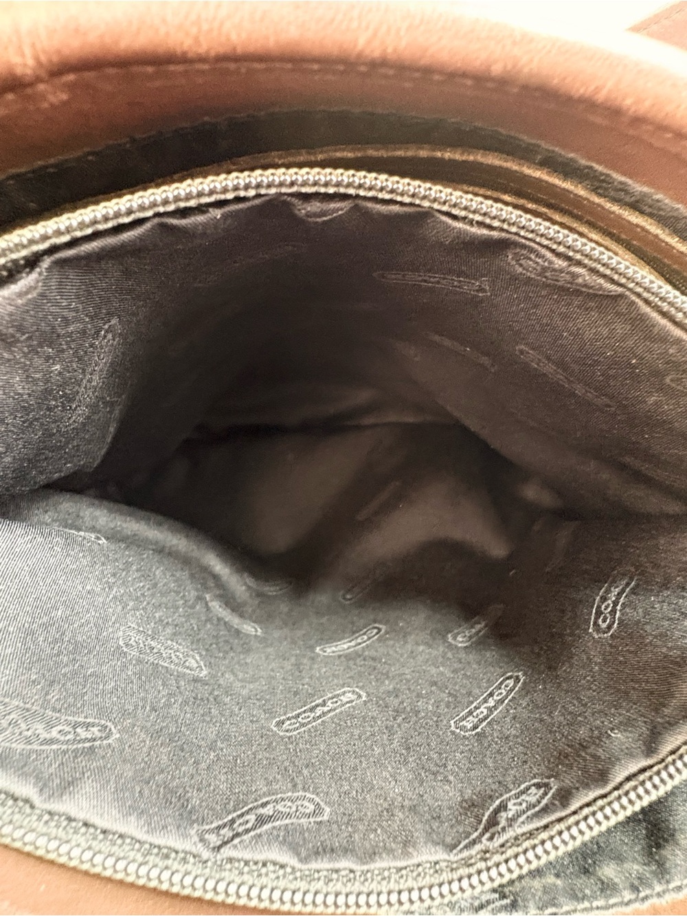 Coach Classic Brown Leather Tote Bag - Women's Shoulder Tote - Picture 15 of 17